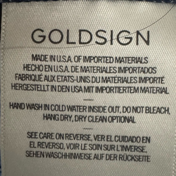 Goldsign Dark Blue Straight Jeans Size 29 - Picture 4 of 6